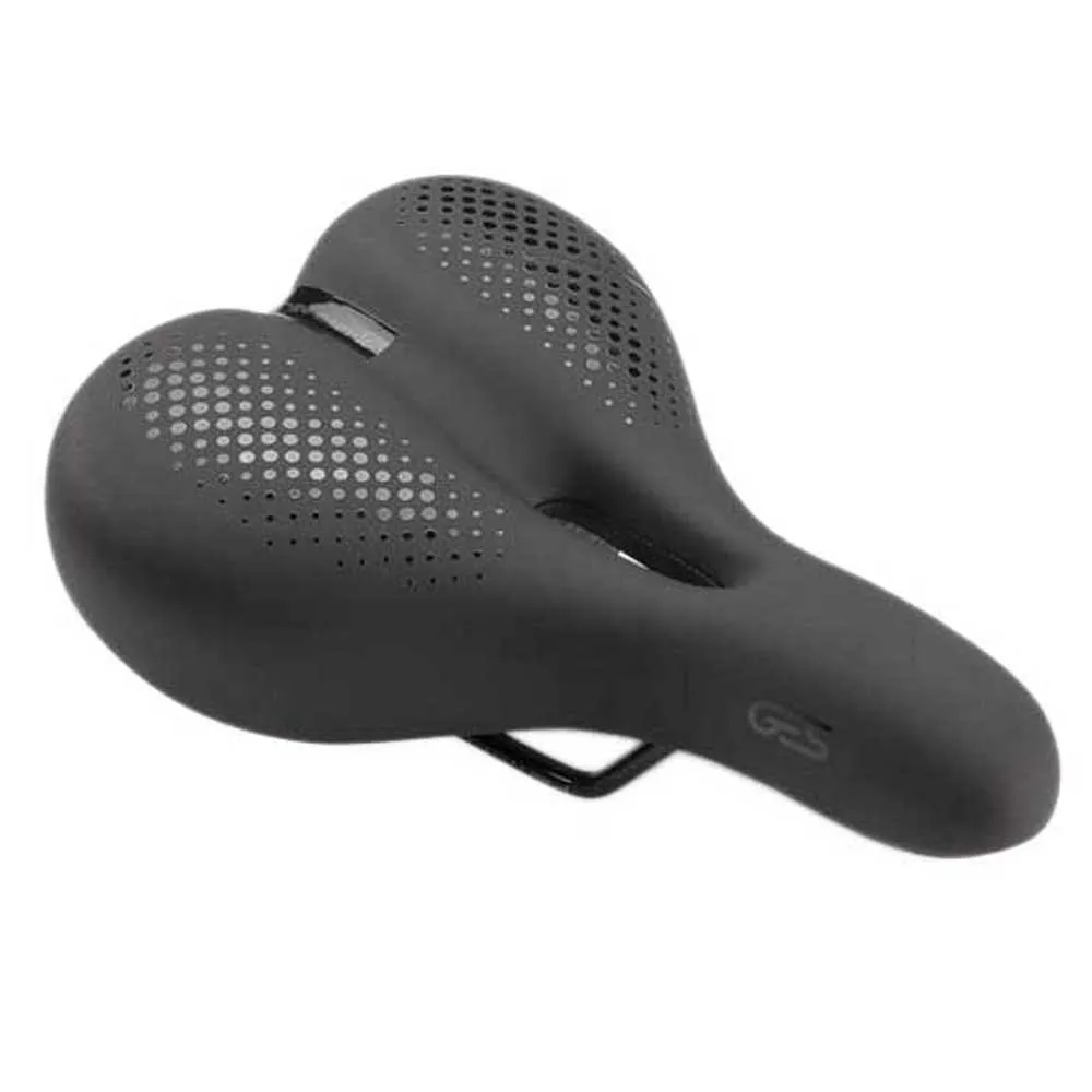 GES Ergo Mf Cykelsadel, Black, One Size
