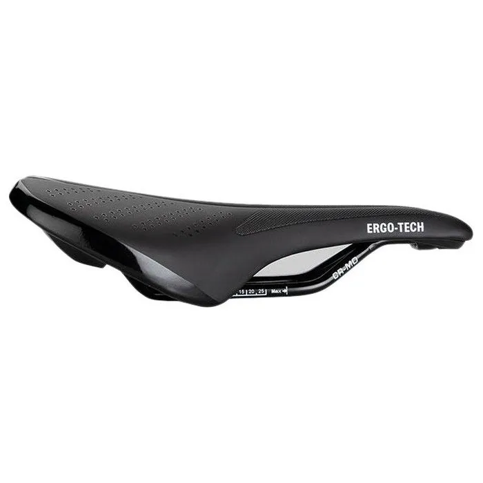 GES Ergo Tech Cykelsadel, Black, 148mm