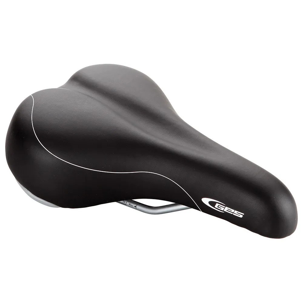 GES Touring 2 Cykelsadel, Black, One Size GES Touring 2 Cykelsadel, Black, One Size