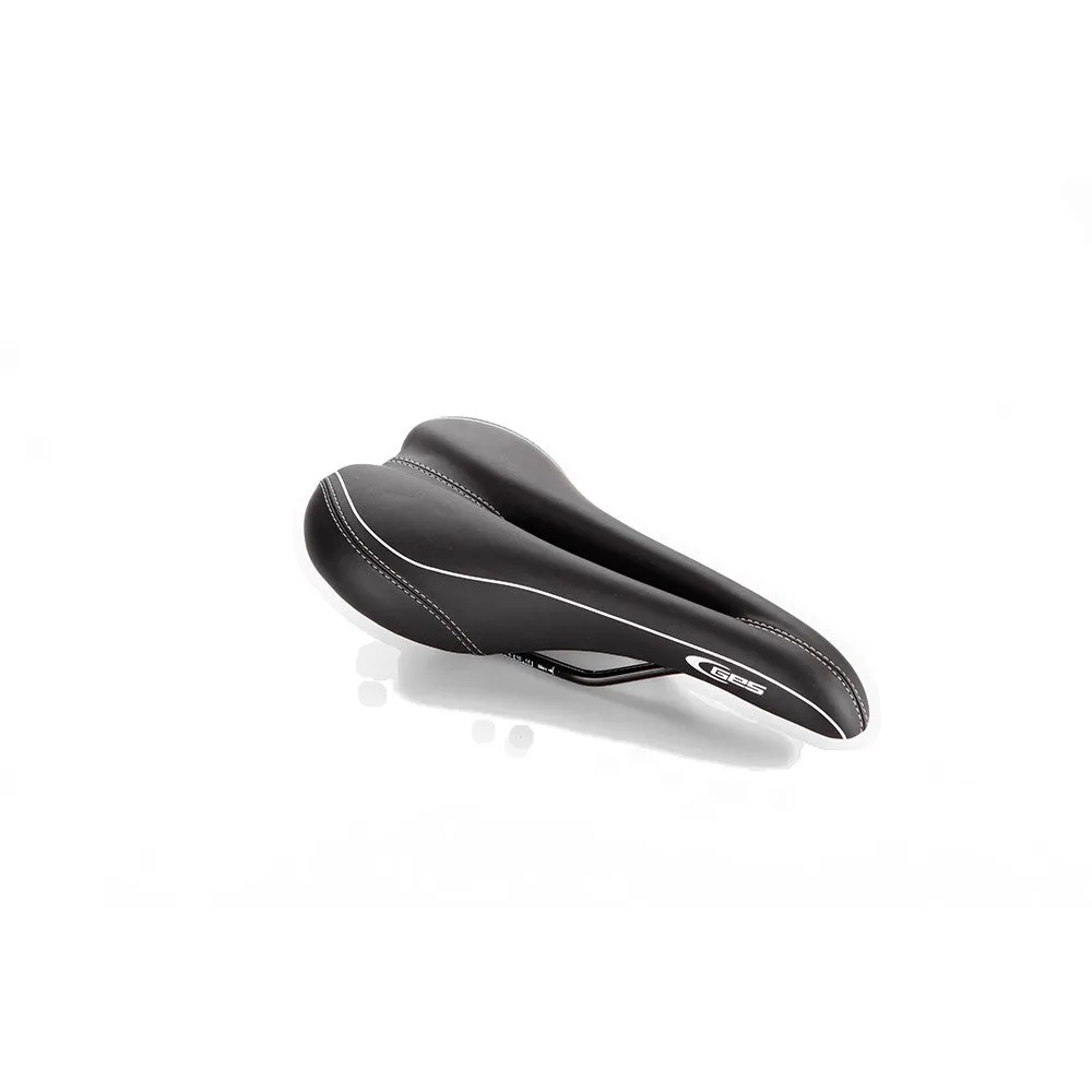GES Zeuss 2 Cykelsadel, Black, One Size