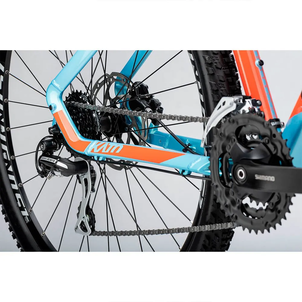 Ghost Kato Essential 29´´ Alacera Rd-m360 2022 Mtb Cykel, Pearl baby blue / dark orange glossy, XL Ghost Kato Essential 29´´ Alacera Rd-m360 2022 Mtb Cykel, Pearl baby blue / dark orange glossy, XL