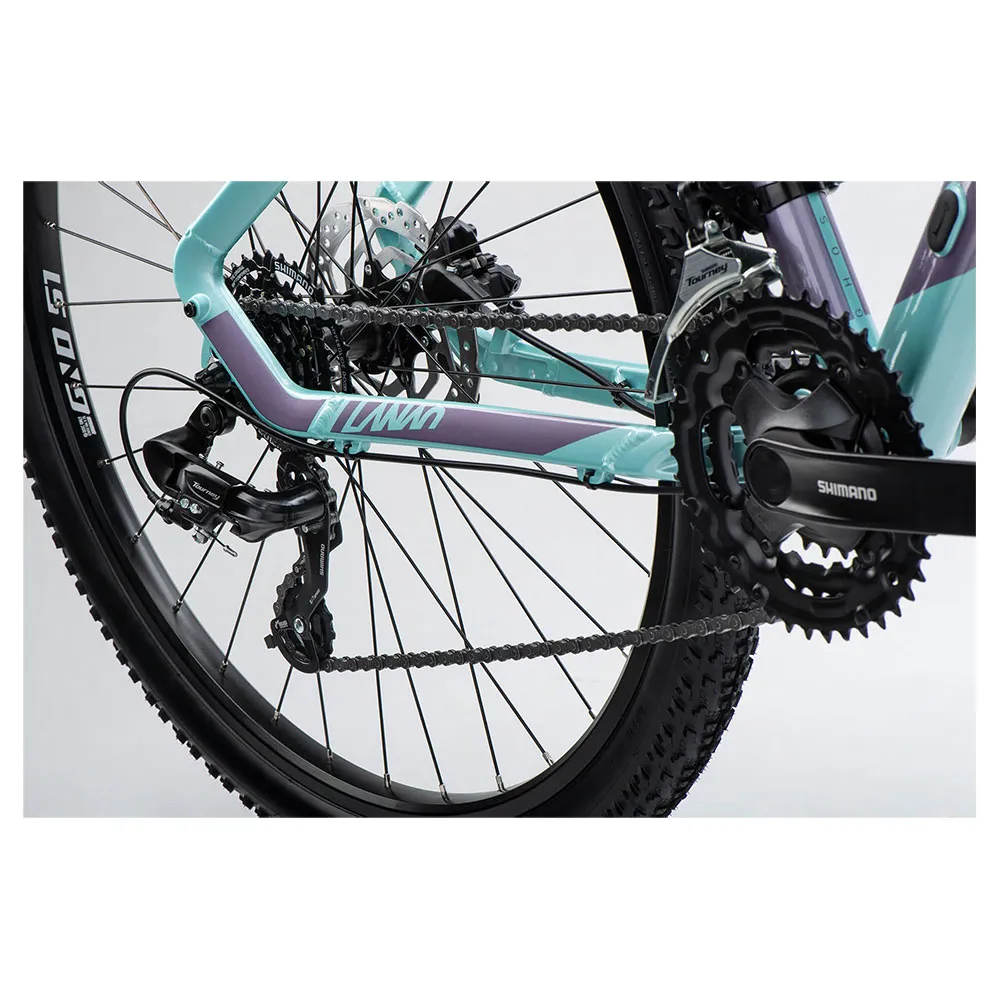 Ghost Lanao 20´´ Full Party Cykel, Mint / purple, One Size Ghost Lanao 20´´ Full Party Cykel, Mint / purple, One Size