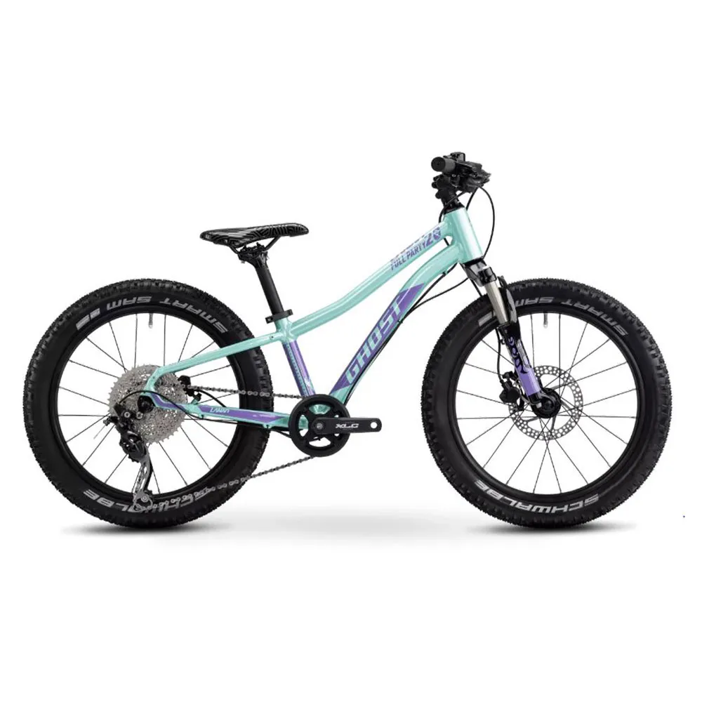 Ghost Lanao 20´´ Full Party Cykel, Mint / purple, One Size Ghost Lanao 20´´ Full Party Cykel, Mint / purple, One Size
