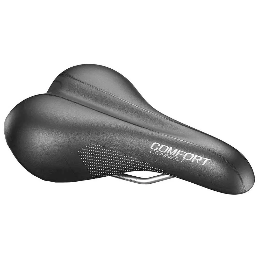 Giant Connect City Comfort Cykelsadel, Black, One Size