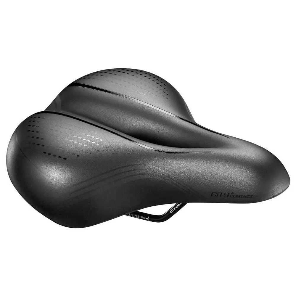 Giant Connect City+ Unisex Cykelsadel, Black, One Size