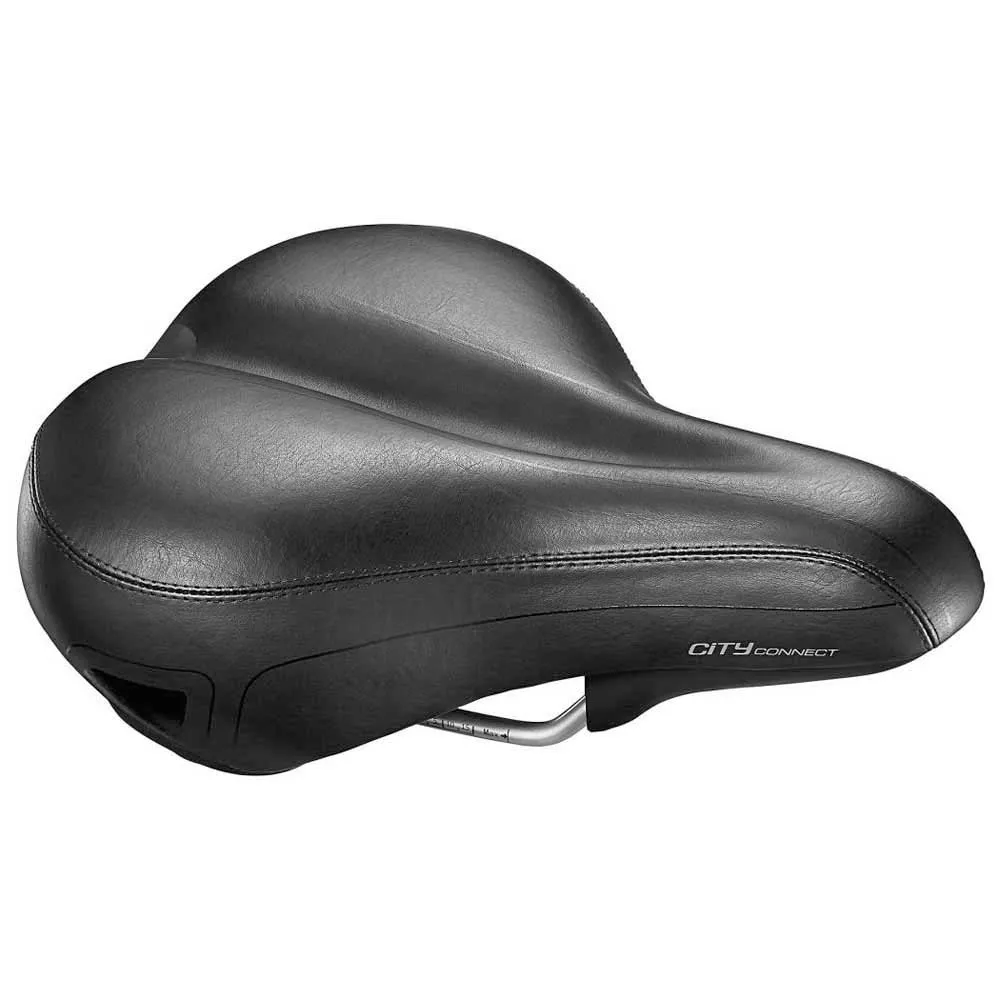 Giant Connect City Unisex Cykelsadel, Black, One Size