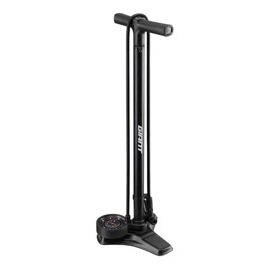 Giant Control Tower Pro 2 Stage Cykelpump, Black, 160psi