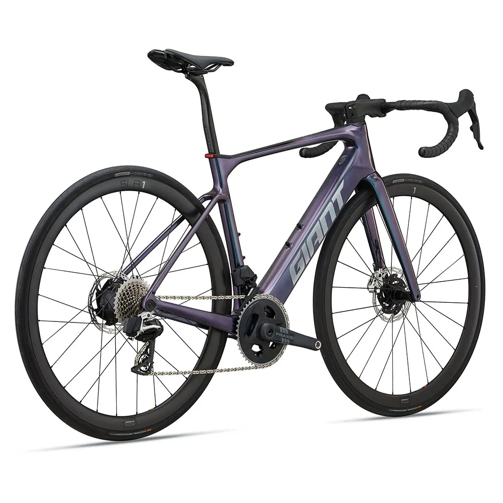 Giant Defy Advanced E+ Elite 0 Syncdrive Move+ Red Axs 2025 Elcykel Racer, Blue dragonfly, M/L, 400Wh