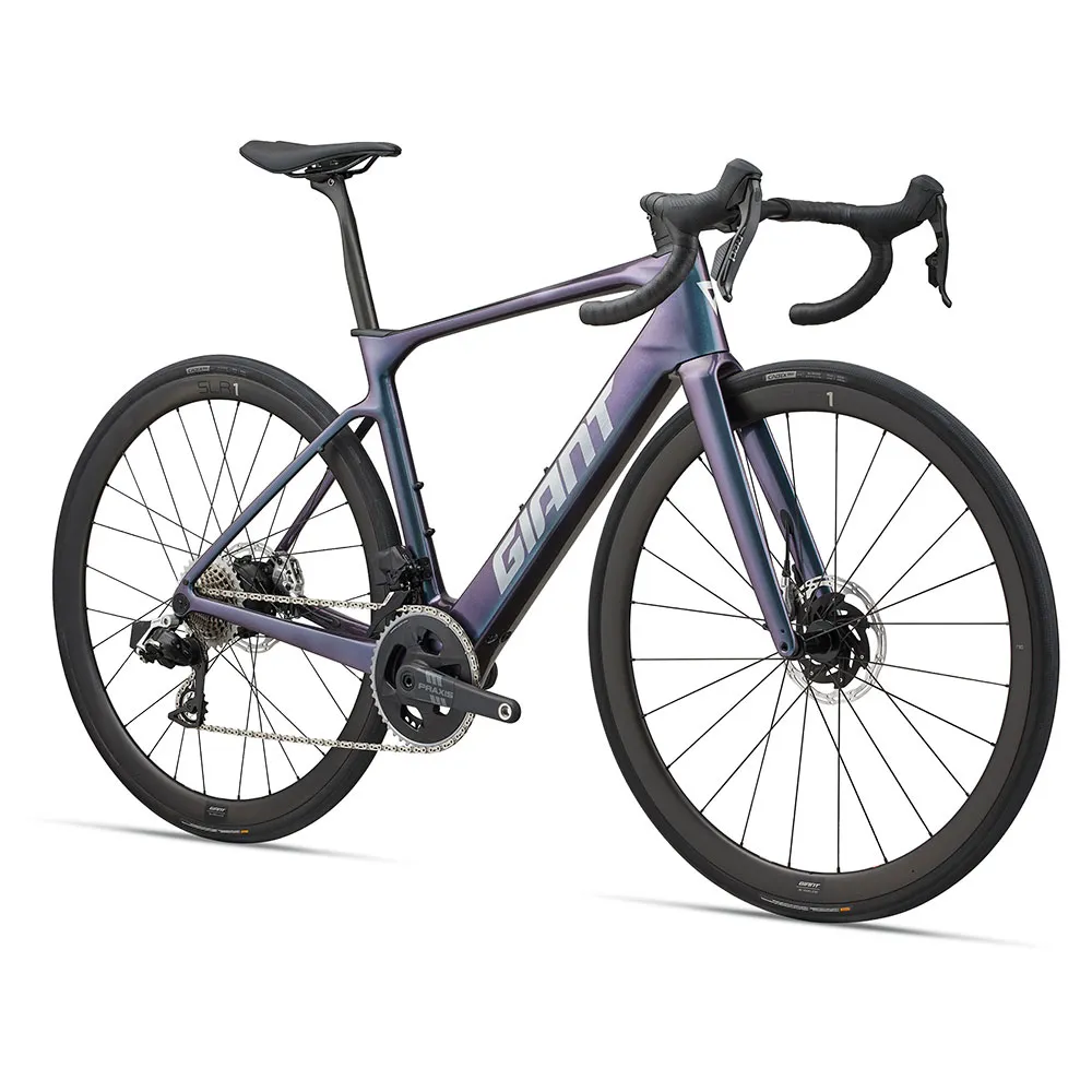 Giant Defy Advanced E+ Elite 0 Syncdrive Move+ Red Axs 2025 Elcykel Racer, Blue dragonfly, M/L, 400Wh