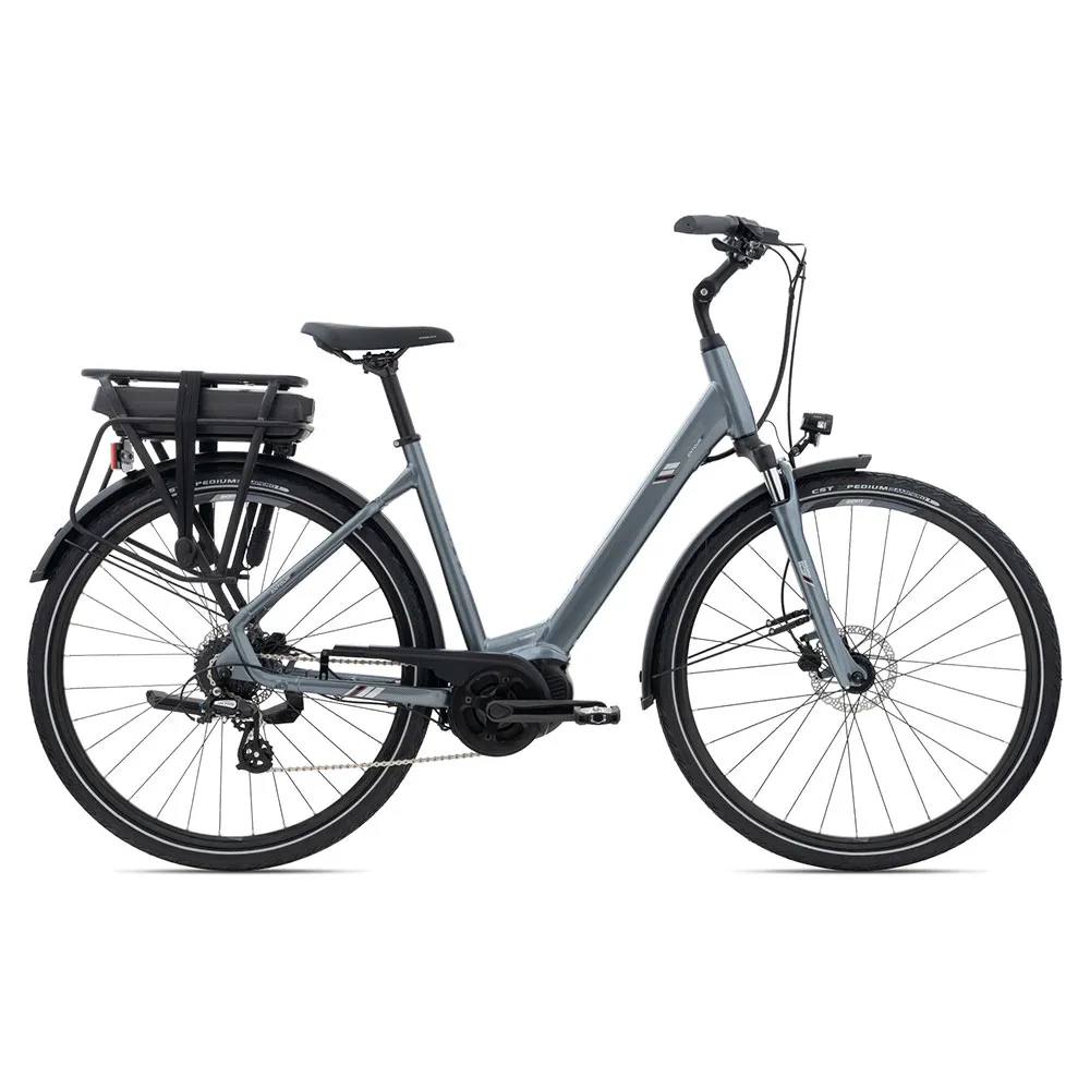 Giant Entour E+ 3 Lds 2024 Elcykel, Mettalic gray, XS, 400Wh