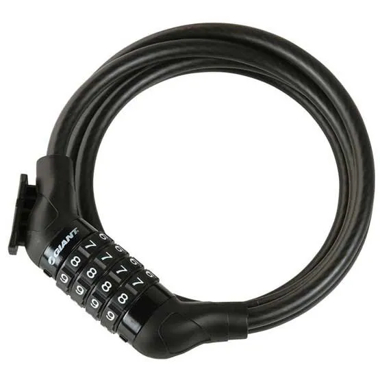 Giant Flex Combo+ Kabellås, Matt black, One Size