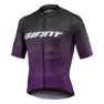 Giant Race Day Korta ärmar Cykeltröja, Black / purple, M