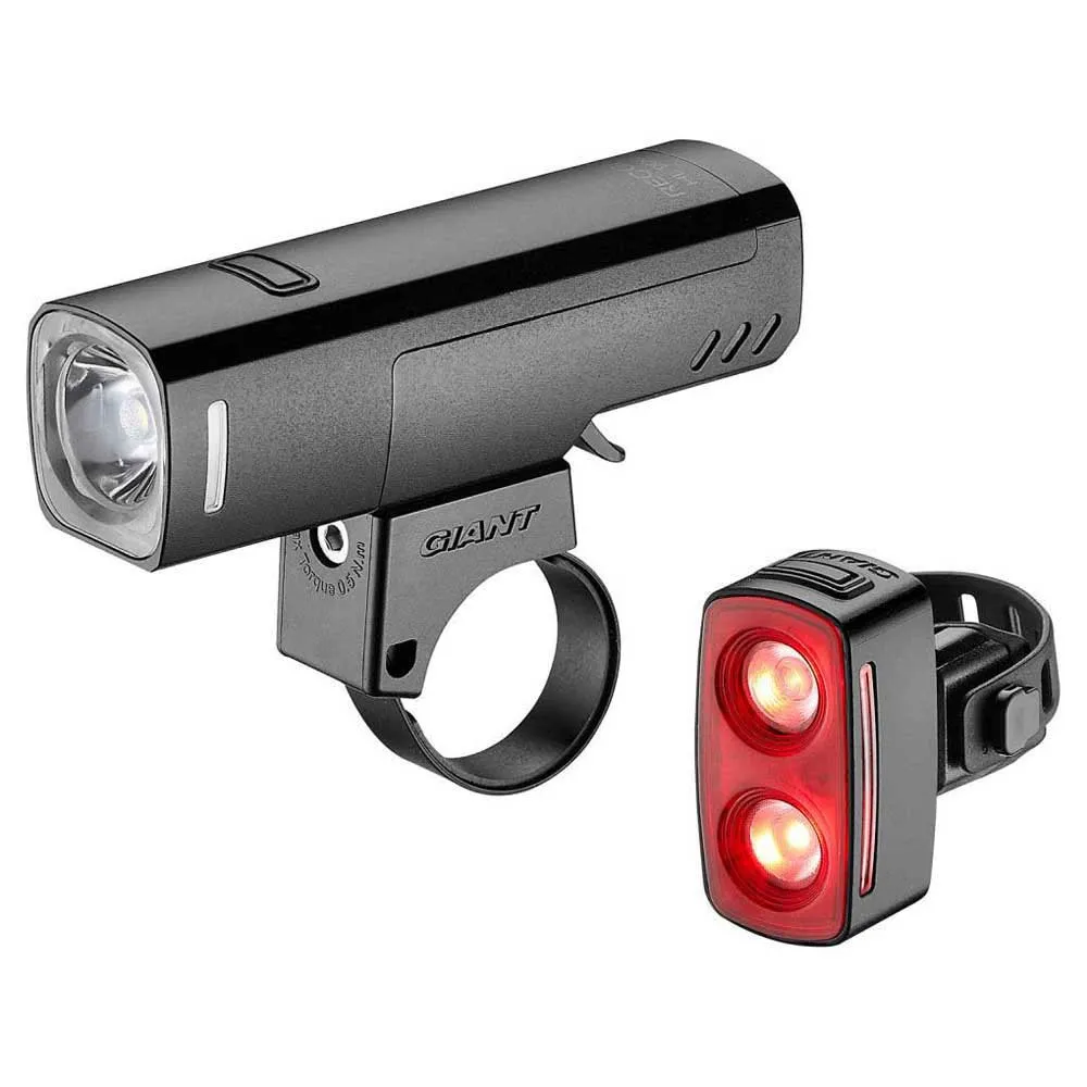 Giant Recon Combo Cykellampset, Black, 1100 / 200 Lumens Giant Recon Combo Cykellampset, Black, 1100 / 200 Lumens