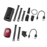 Giant Reconh Hl1200 + Tl150 Cykellampset, Black / red, 1200lm