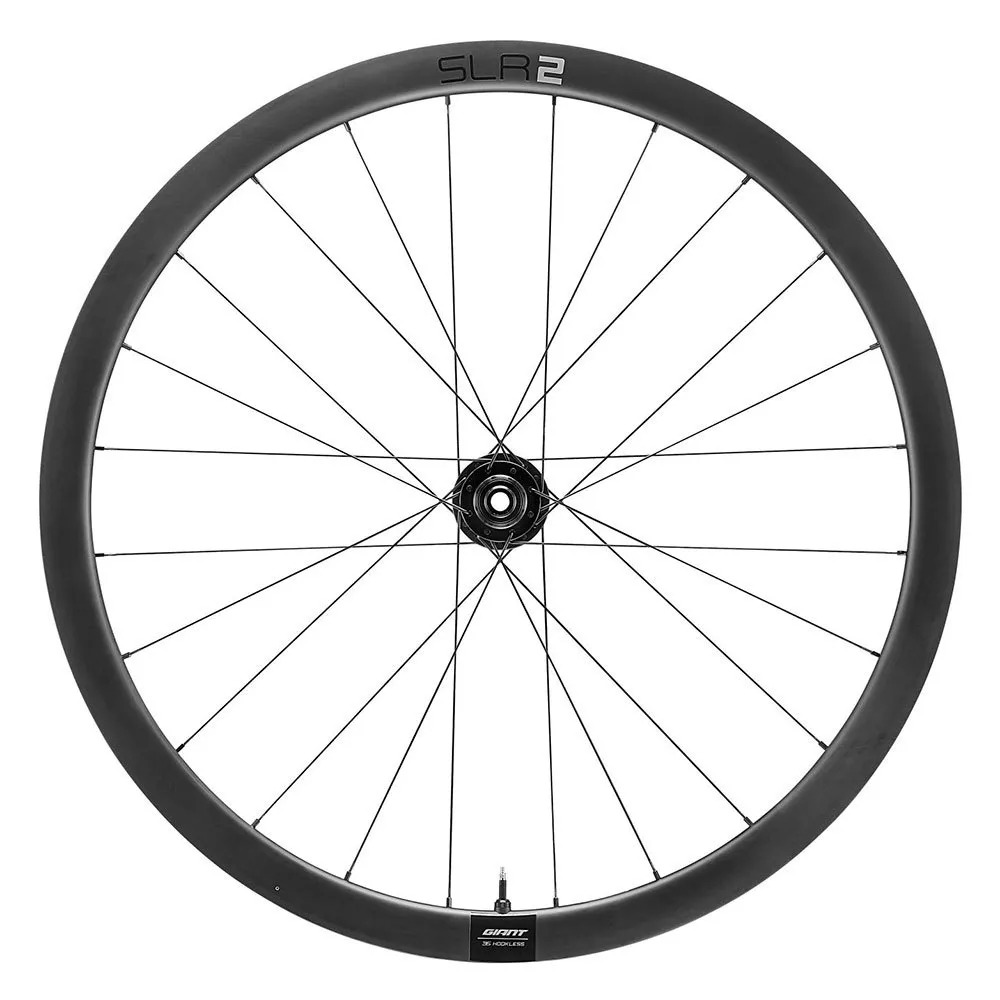 Giant Slr 2 36 Disc Tubeless Framhjul För Landsvägscykel, Black, 12 x 100mm