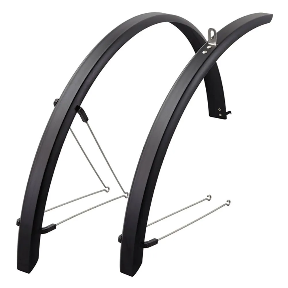 Giant Speedshield 700 Tour Aluminum Skärmset, Black, 28"-700C