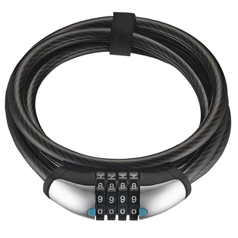 Giant Surelock Flex Combo Coil 15 Kabellås, Black, One Size