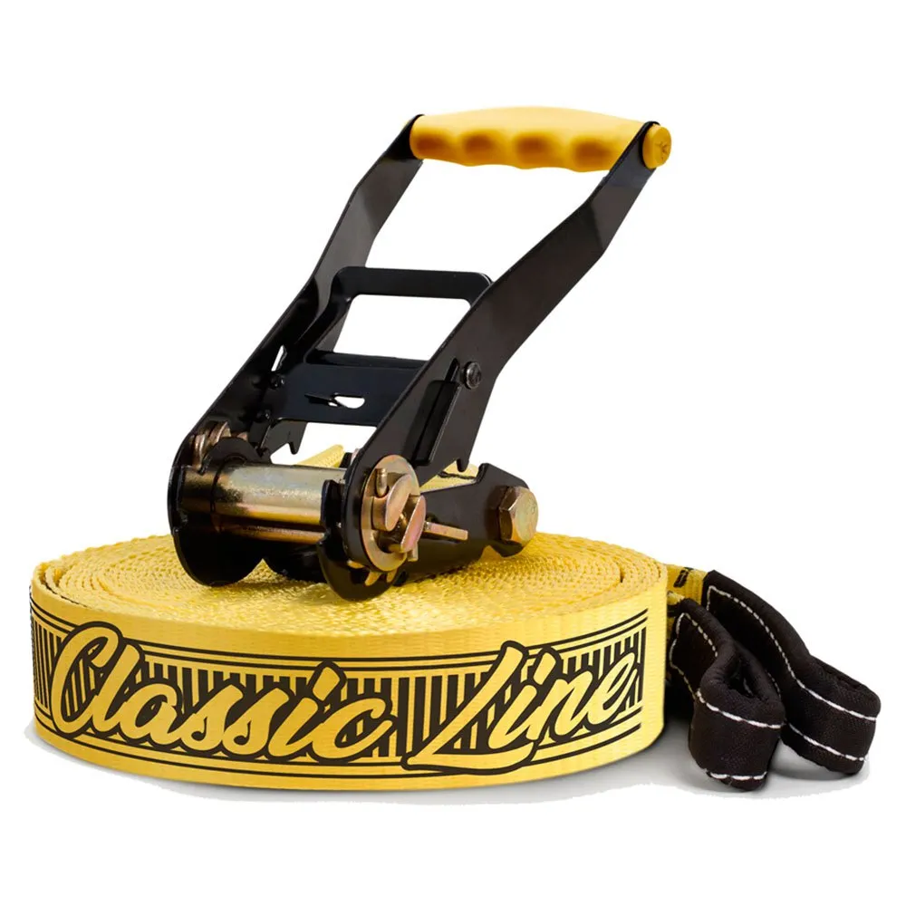 GIBBON Slacklines Classic Line X13 Xl Slackline, Yellow, 25m