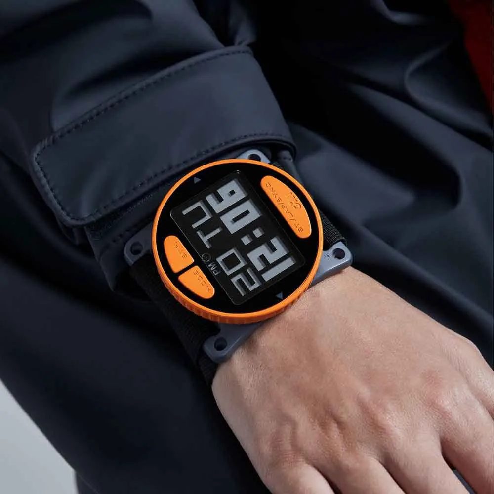 GILL Stealth Timer Klocka, Black / orange