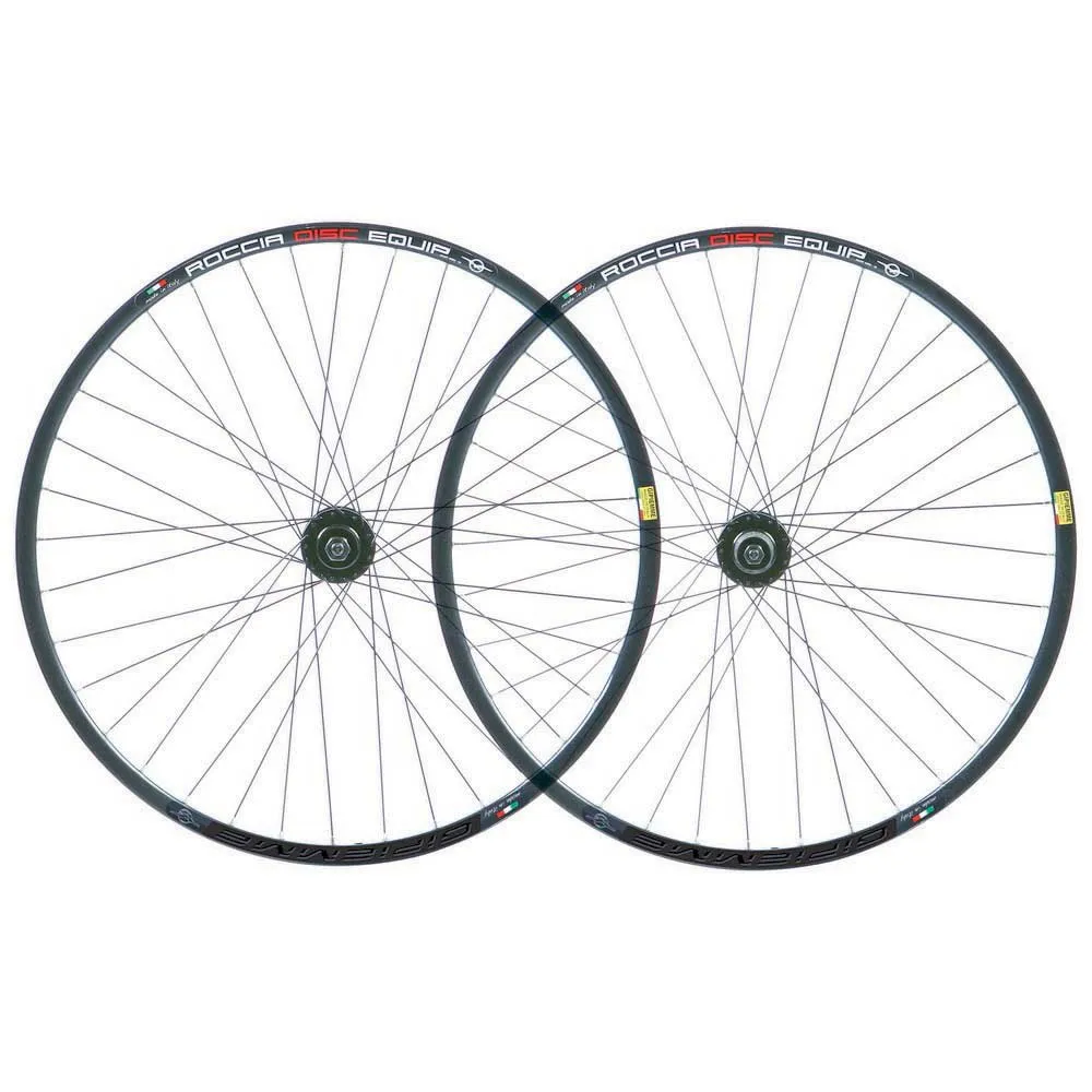 Gipiemme Equipe Roccia 26´´ Cl Disc Mtb-hjulset, Black, 9 x 100 / 9 x 135mm, Shimano/Sram HG