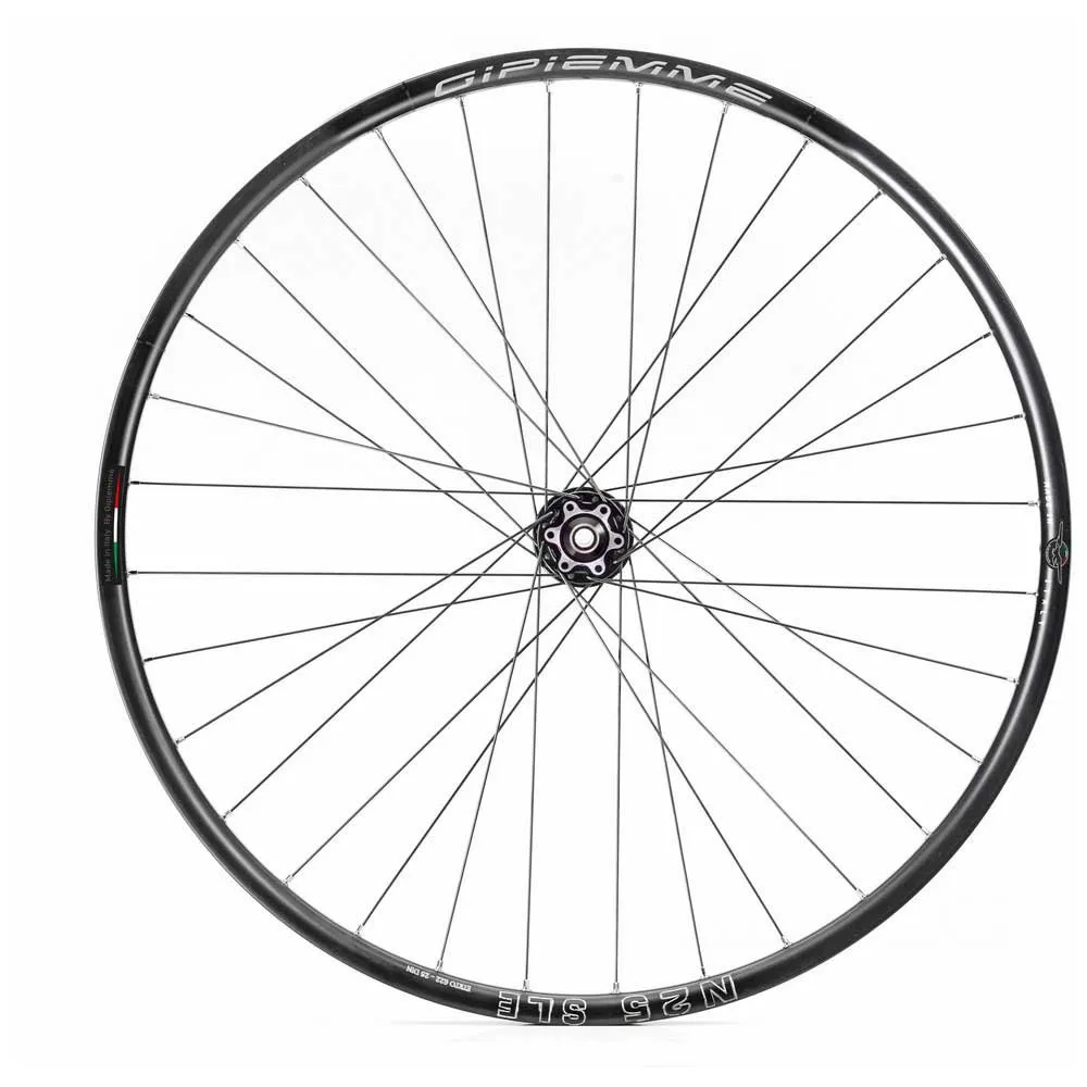 Gipiemme N25 Sle 27.5-29” 6b Disc Tubeless Mtb-hjulset, Black, 15 x 110 / 12 x 148mm, Shimano/Sram HG