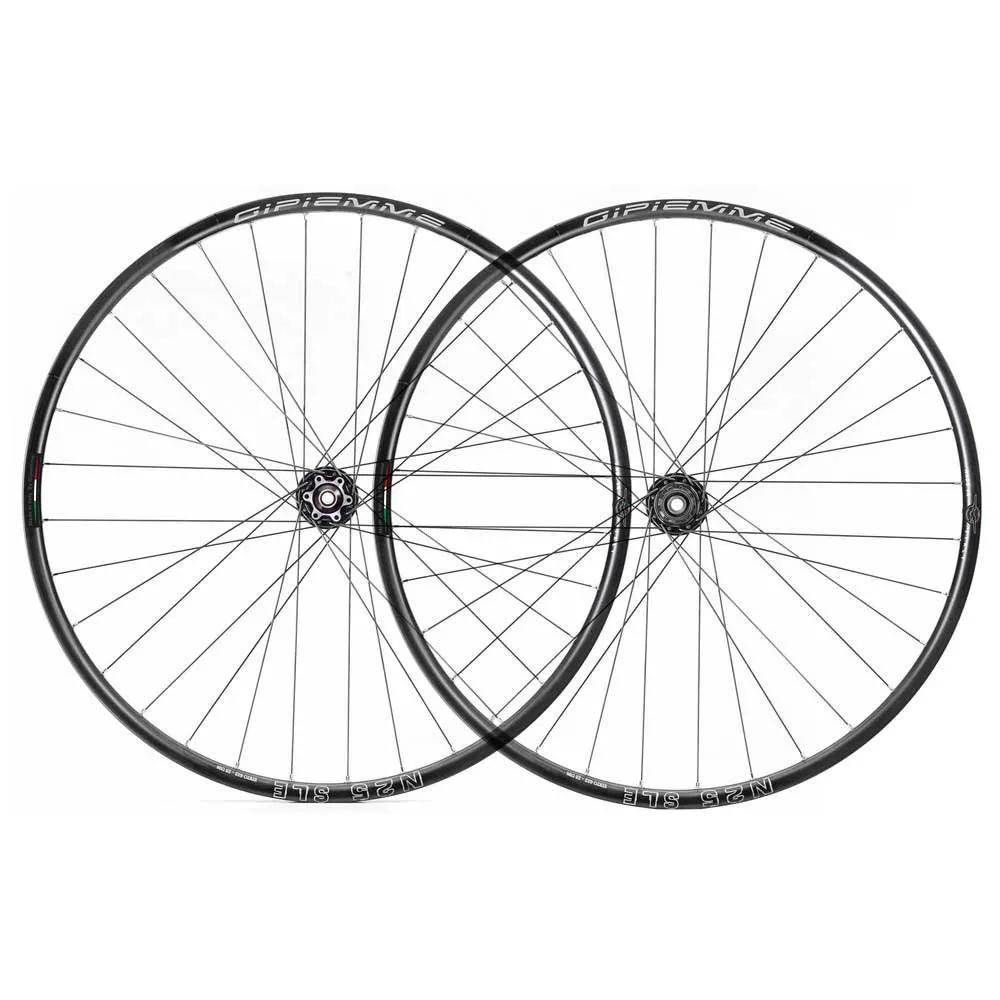 Gipiemme N25 Sle 27.5-29” 6b Disc Tubeless Mtb-hjulset, Black, 15 x 110 / 12 x 148mm, Shimano/Sram HG