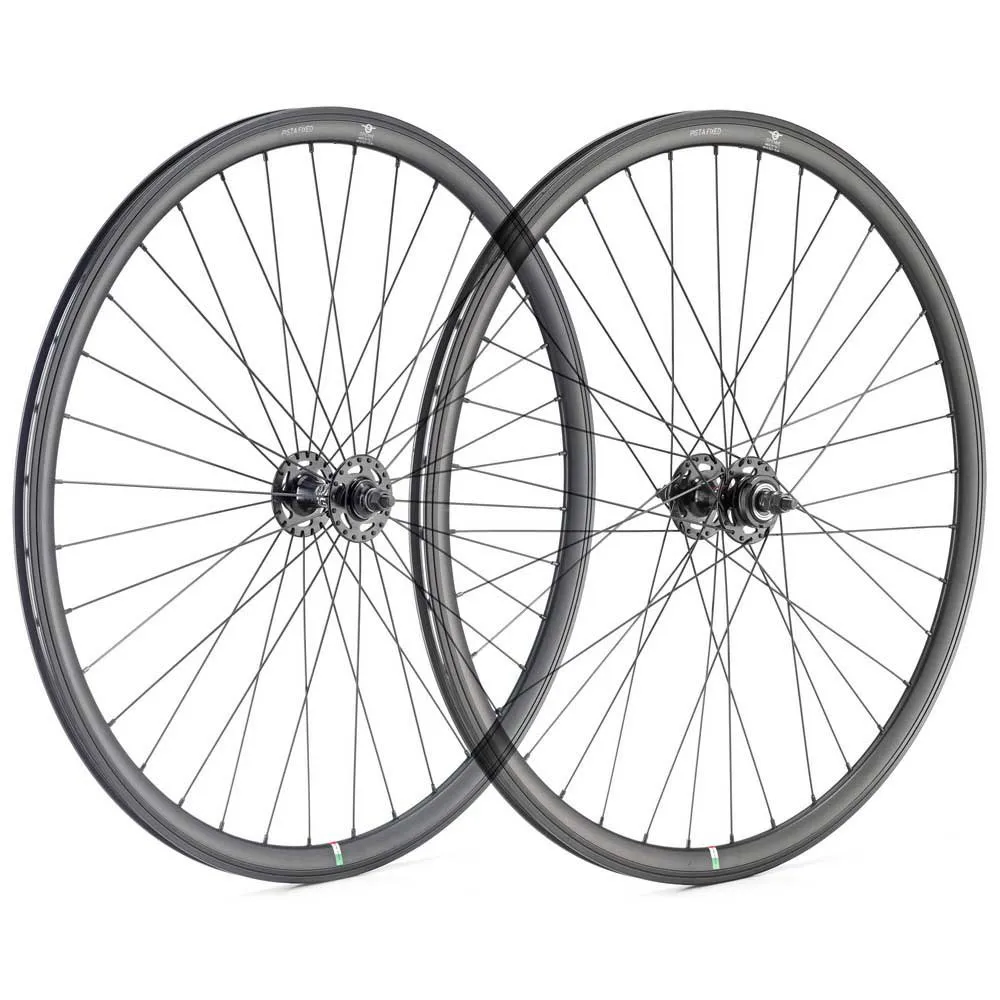 Gipiemme Pista Fixed Hjulpar För Cykel, Black, 9 x 100 / 9 x 120mm, 1s