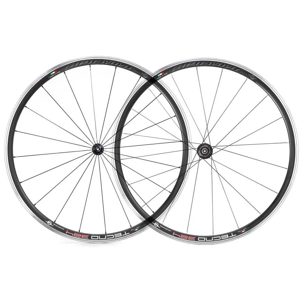Gipiemme Tecno 324 Landsvägshjulset, Black, 9 x 100 / 9 x 130mm, Shimano/Sram HG Gipiemme Tecno 324 Landsvägshjulset, Black, 9 x 100 / 9 x 130mm, Shimano/Sram HG