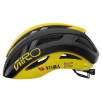 Giro Aries Spherical Visma Lease a Bike cykelhjälm svart/gul Giro Aries Spherical Visma Lease a Bike cykelhjälm svart/gul