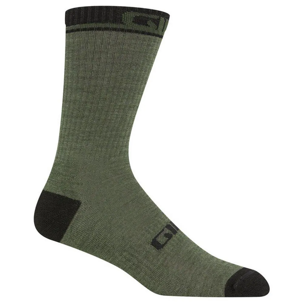 Giro Winter Merino Strumpor, Green Giro Winter Merino Strumpor, Green