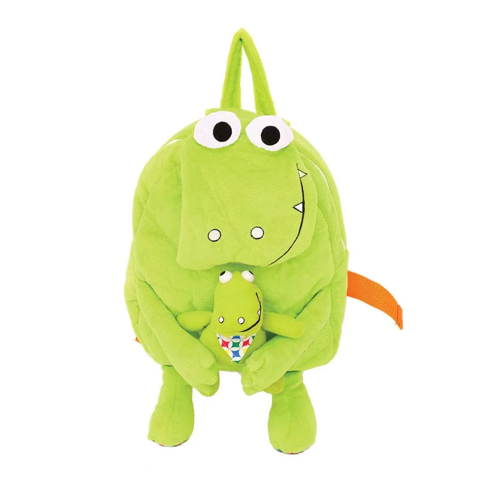 Giros Mjuk Krokodil Ryggsäck, Multicolor