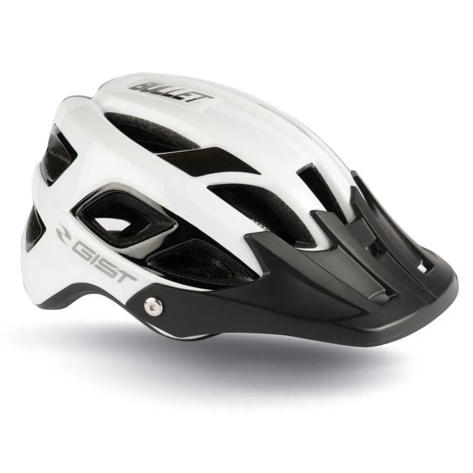 Gist Bullet Mtb-hjälm, White / black