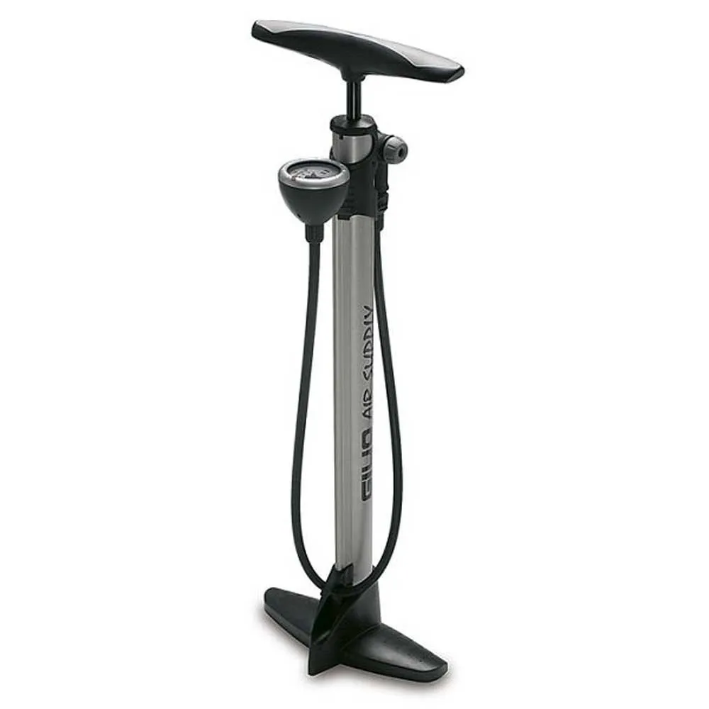 Giyo Gf-36p Pressure Gauge Cykelpump, Silver / black, One Size Giyo Gf-36p Pressure Gauge Cykelpump, Silver / black, One Size