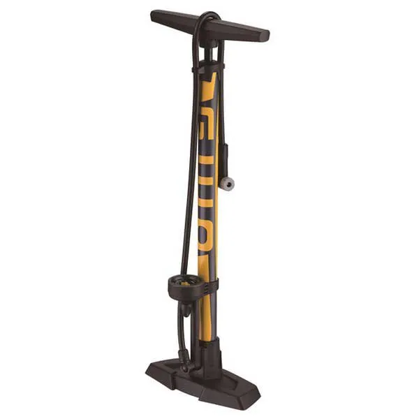 Giyo Gf-55e Pressure Gauge Cykelpump, Black / gold, One Size