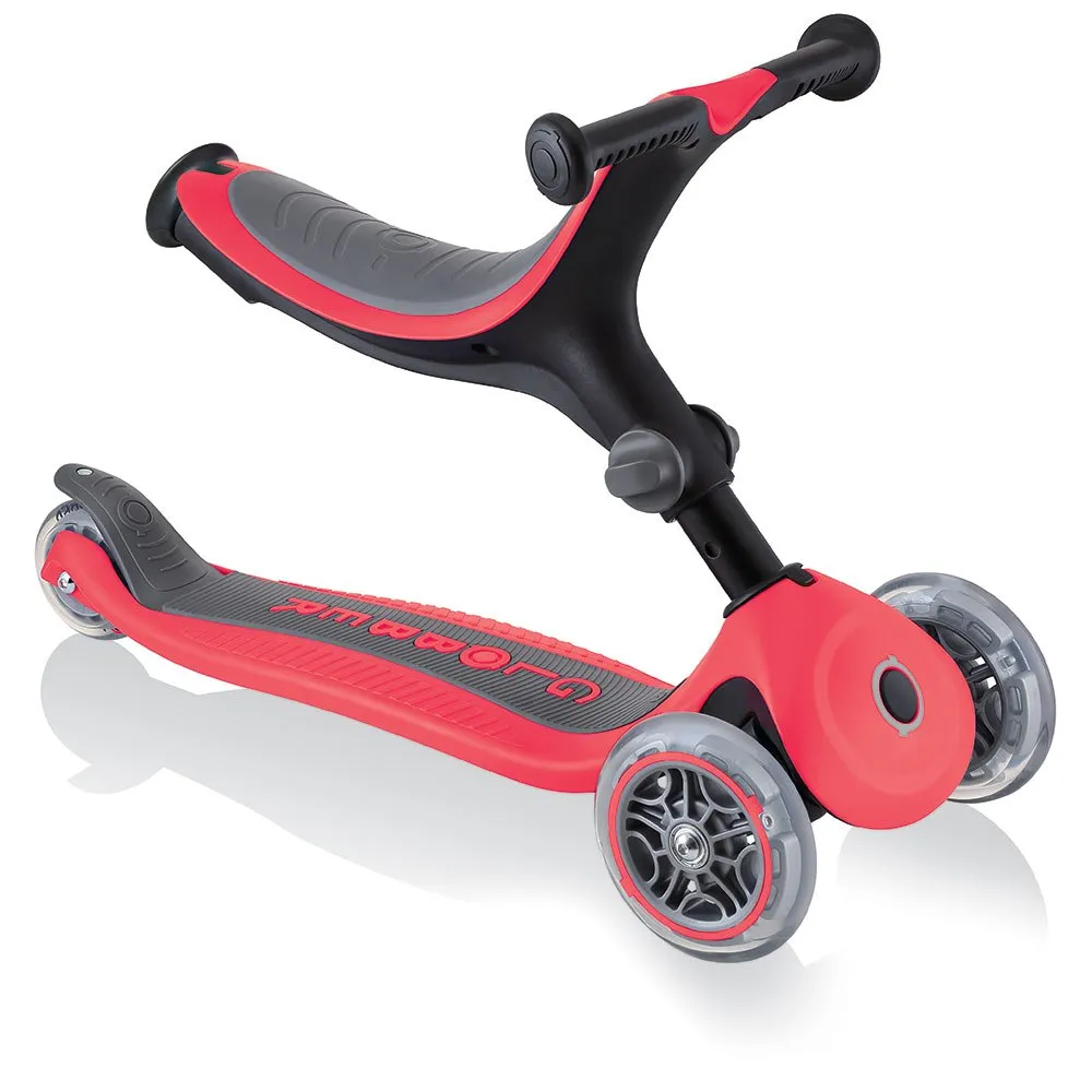 Globber Go Up Foldable Plus Sparkcykel, Red, One Size