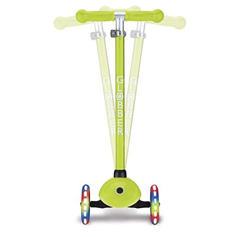 Globber Primo Lights Sparkcykel, Lime green, One Size Globber Primo Lights Sparkcykel, Lime green, One Size