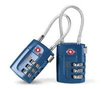 Go Travel Combi Cable Twin Padlocks TSA