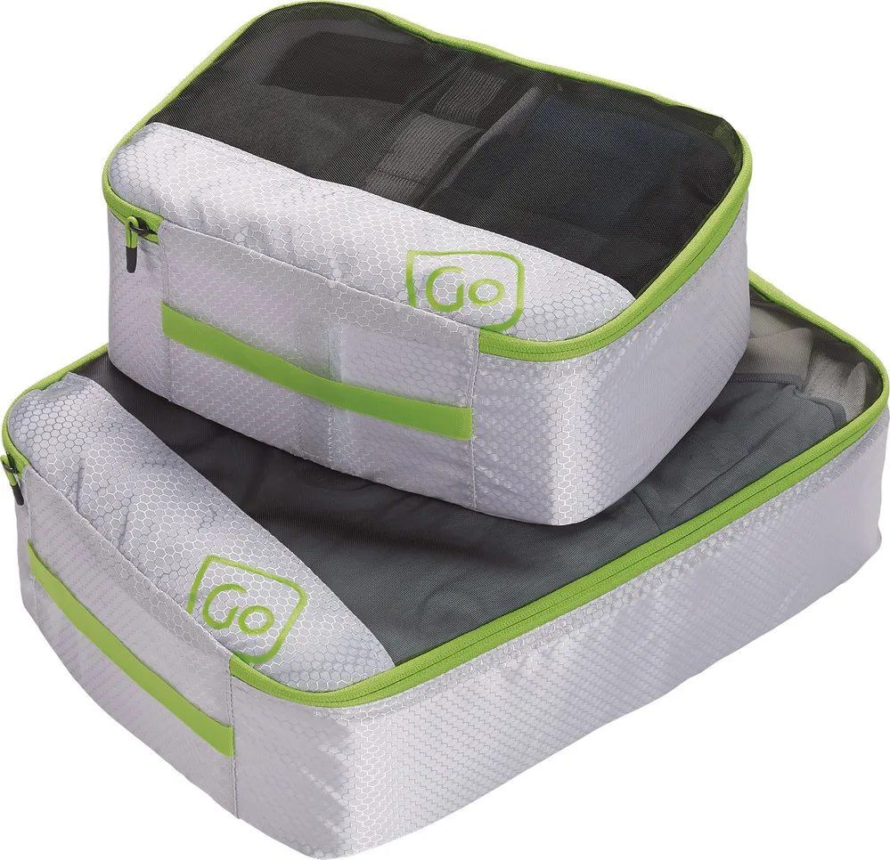 Go Travel Deeper Packing Cubes, Green Go Travel Deeper Packing Cubes, Green