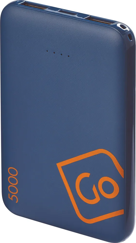Go Travel Power Bank 5000, Blueberry, One Size