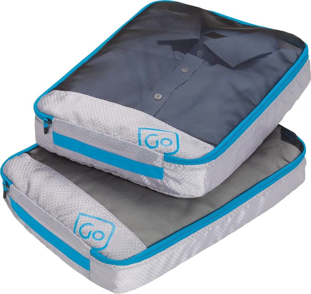 Go Travel Twin Packing Cubes, Blue