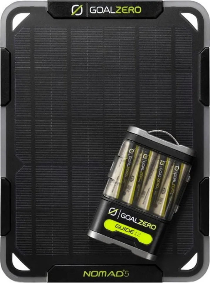 Goal Zero Guide 12 + Nomad 5 Kit, Svart, One Size Goal Zero Guide 12 + Nomad 5 Kit, Svart, One Size
