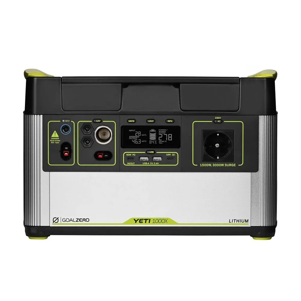 Goal Zero Yeti 1000X, Svart, One Size Goal Zero Yeti 1000X, Svart, One Size