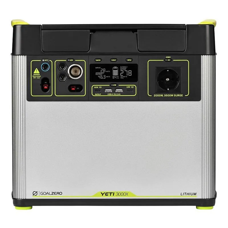 Goal Zero Yeti 3000X, Svart, One Size Goal Zero Yeti 3000X, Svart, One Size