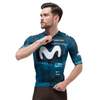 Gobik Cx Pro 4.0 Movistar Team Gravel Squad 2025 Korta ärmar Cykeltröja