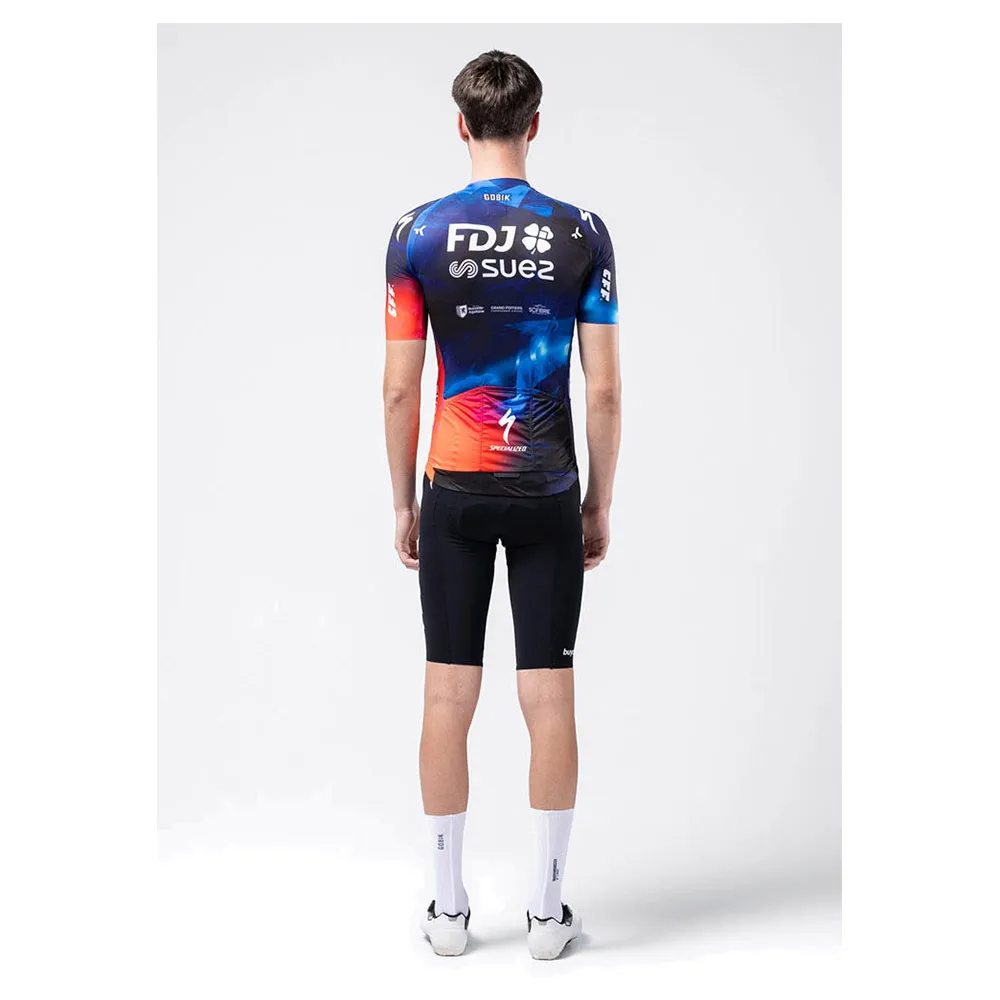 Gobik Odyssey Fdj Suez 2025 Korta ärmar Cykeltröja, Multicolor