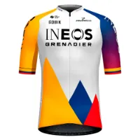 Gobik Odyssey Ineos Grenadiers Colombia 2025 Korta ärmar Cykeltröja Gobik Odyssey Ineos Grenadiers Colombia 2025 Korta ärmar Cykeltröja