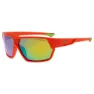 Gog G1 Polariserade Solglasögon, Matt neon orange / green, Reflex Green/CAT3