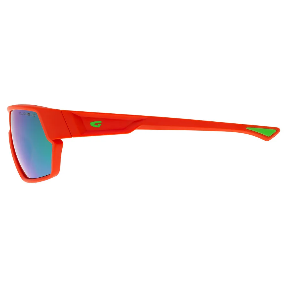 Gog G1 Polariserade Solglasögon, Matt neon orange / green, Reflex Green/CAT3