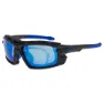 Gog Glaze+or Polariserade Solglasögon, Black / blue, Reflex White-Blue/CAT3