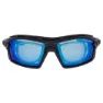 Gog Glaze+or Polariserade Solglasögon, Black / blue, Reflex White-Blue/CAT3